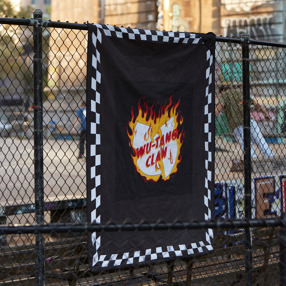 Blocks On Fire Lightweight Picnic Blanket | Wu-Tang Clan x Slowtide