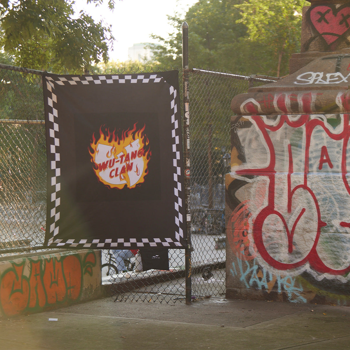 Blocks On Fire Lightweight Picnic Blanket | Wu-Tang Clan x Slowtide