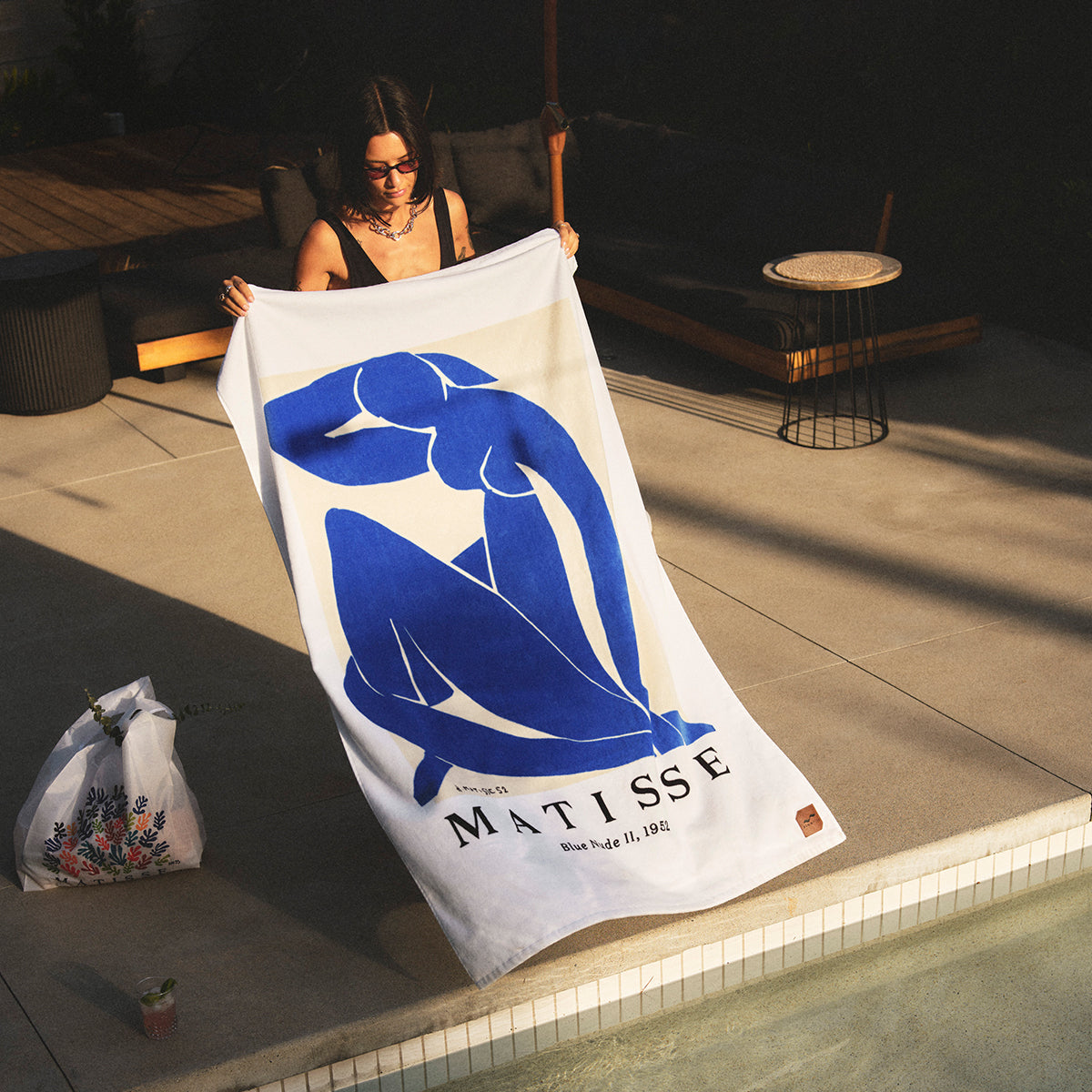 Blue Nude II Beach Towel | Henri Matisse x Slowtide