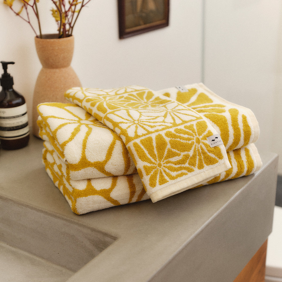 Ciao Zen Bath Towel Bundle (2+2) - Mustard