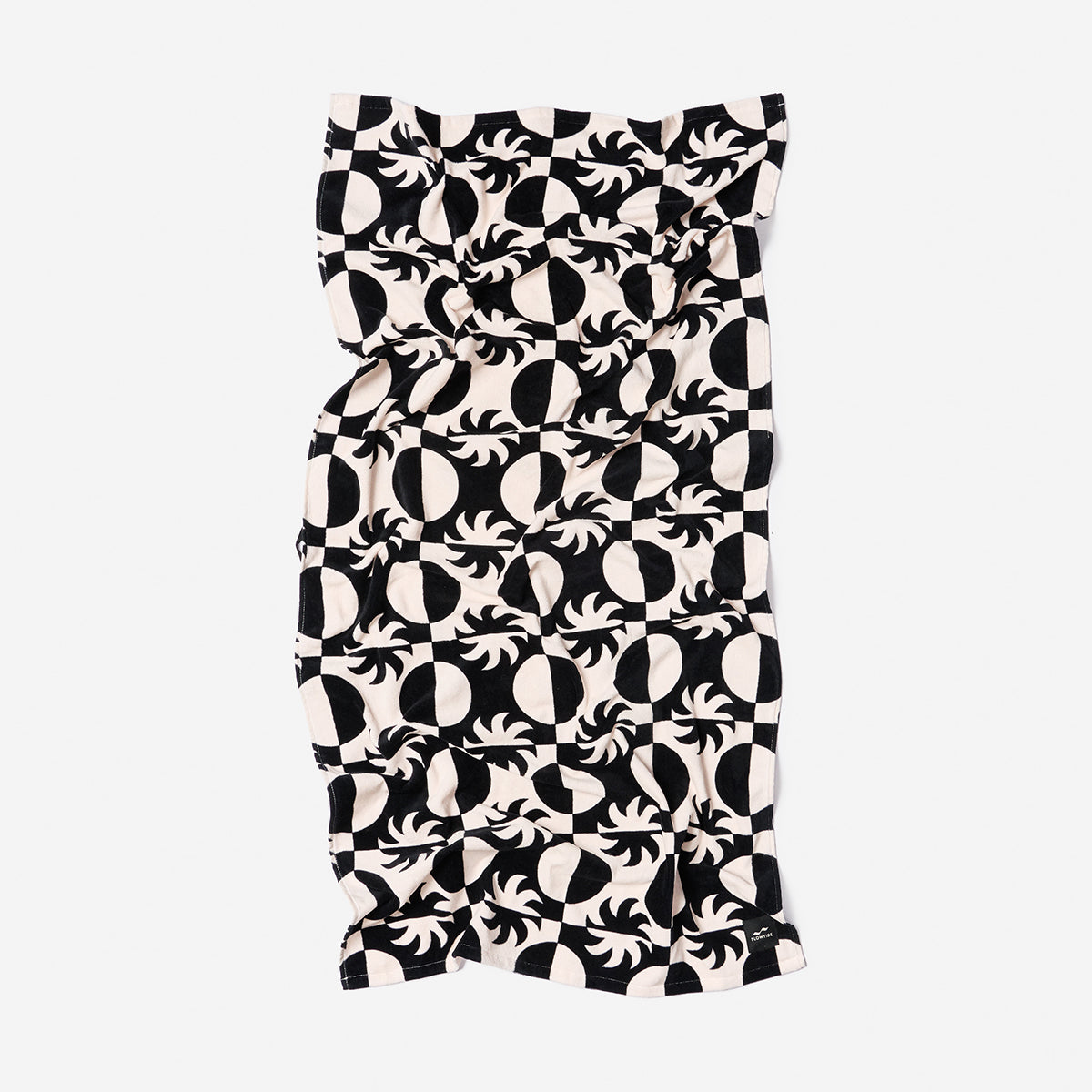 Dually Beach Towel - Black