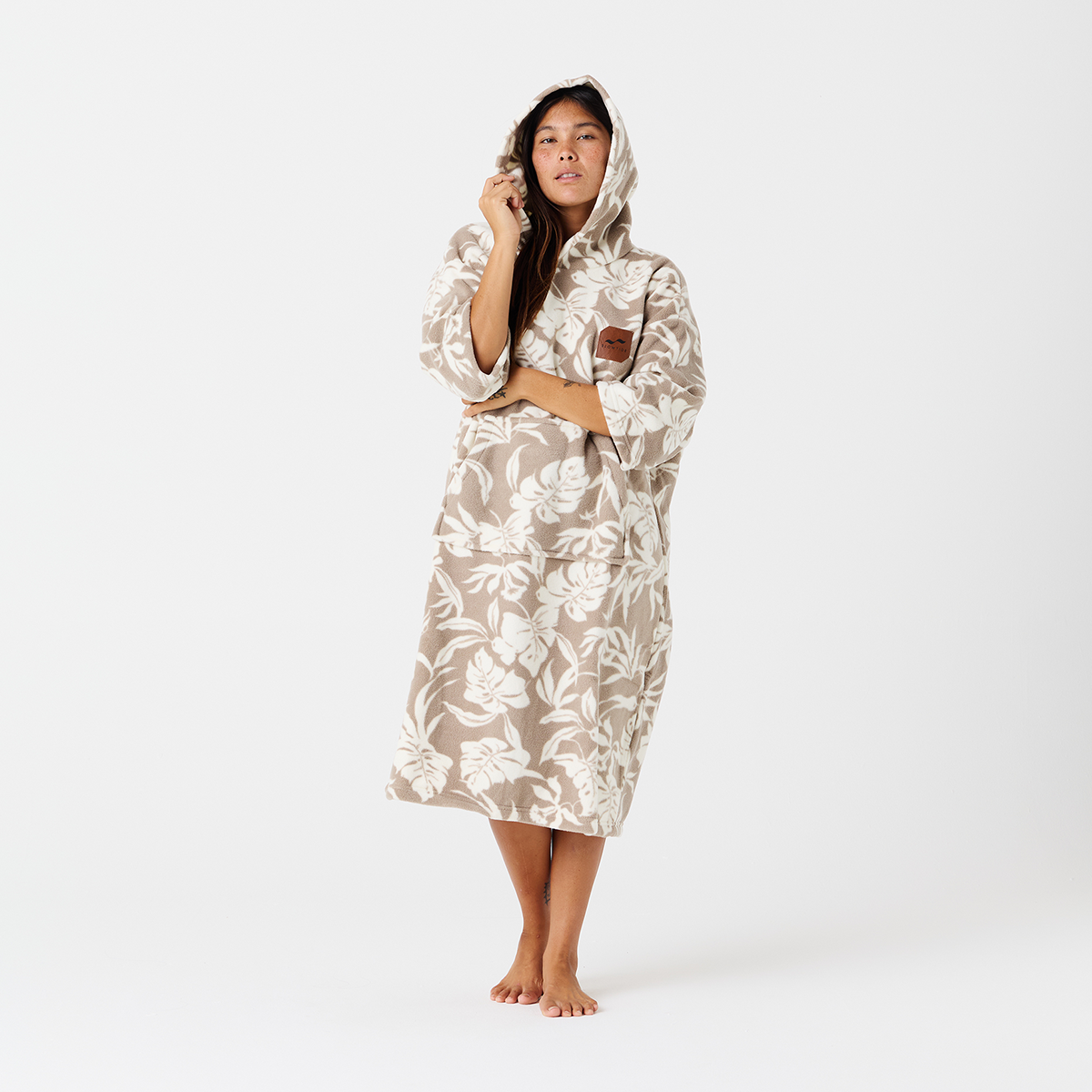 Hauke Chilling Fleece Poncho