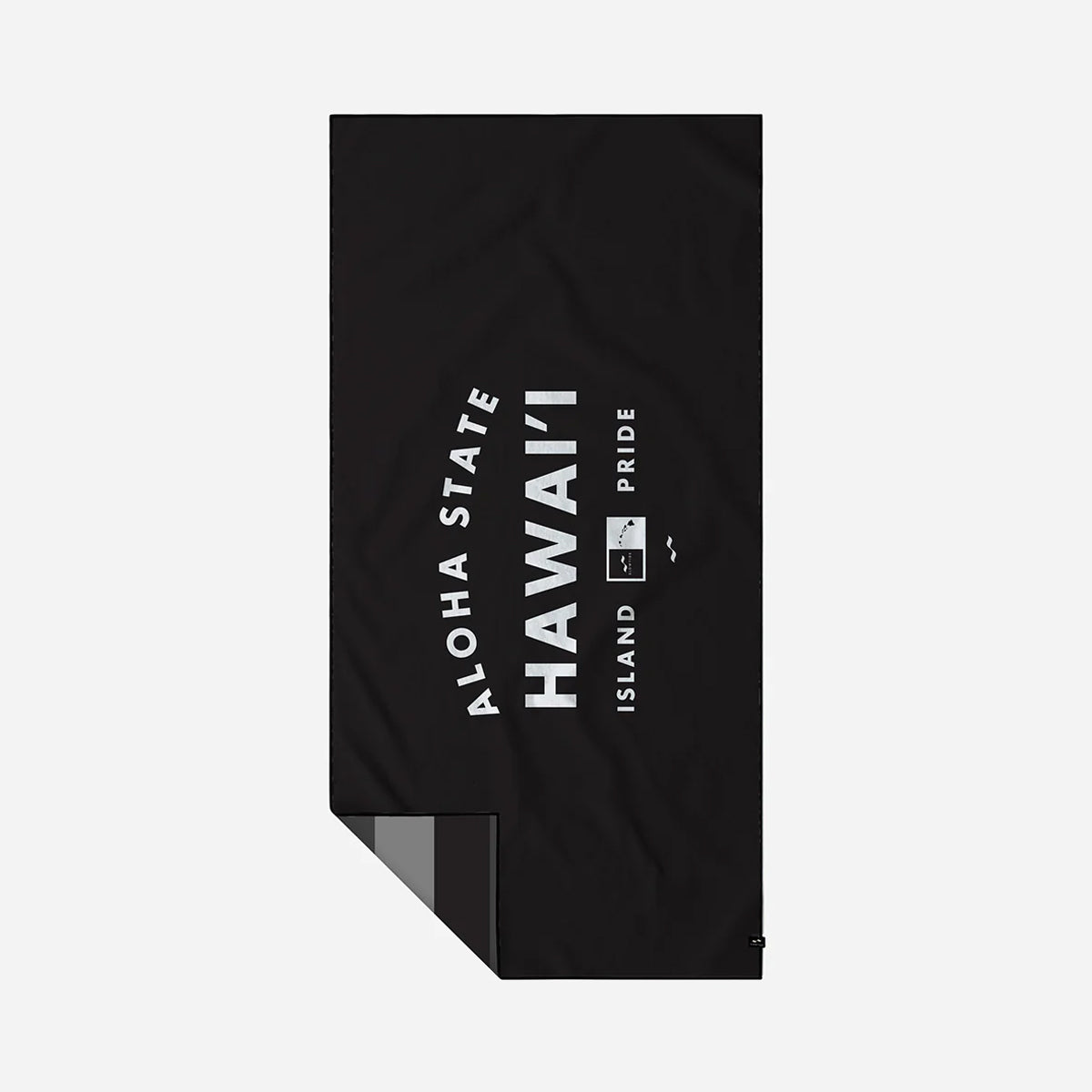 Hawai'i Flag Performance Quick-Dry Travel Towel - Black