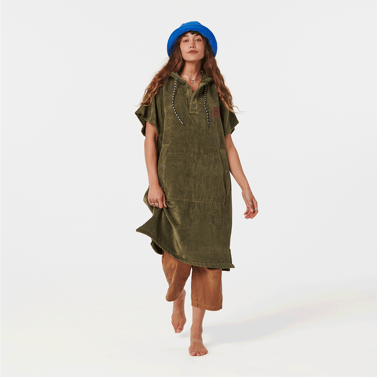 The Digs Extra-Warm Poncho - Green