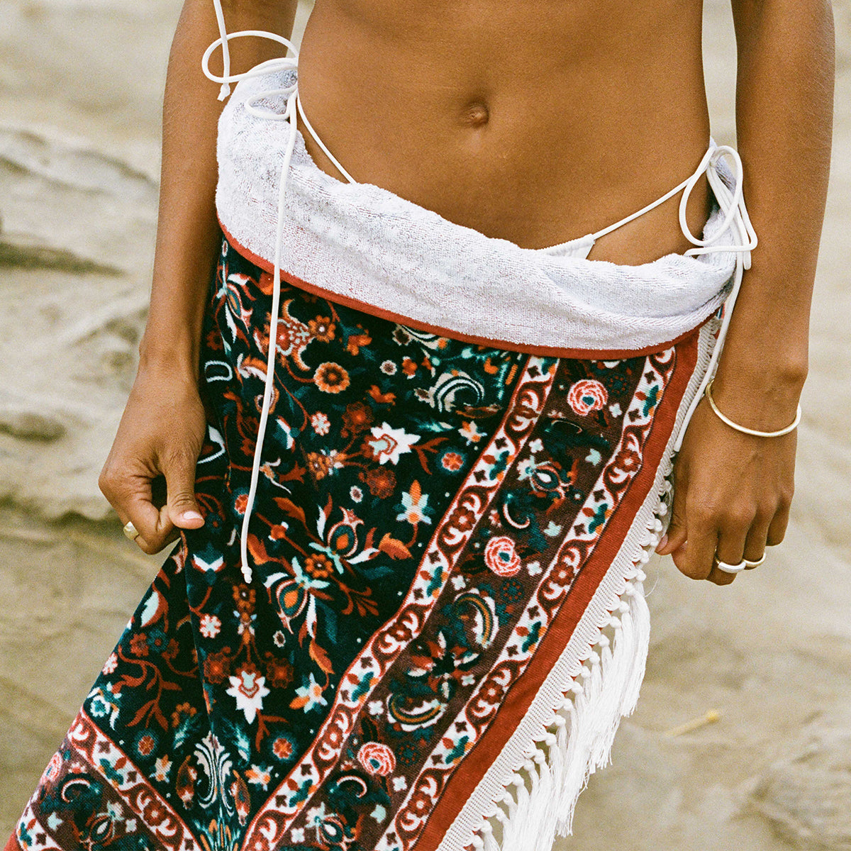 Haven Beach Towel - Burgundy