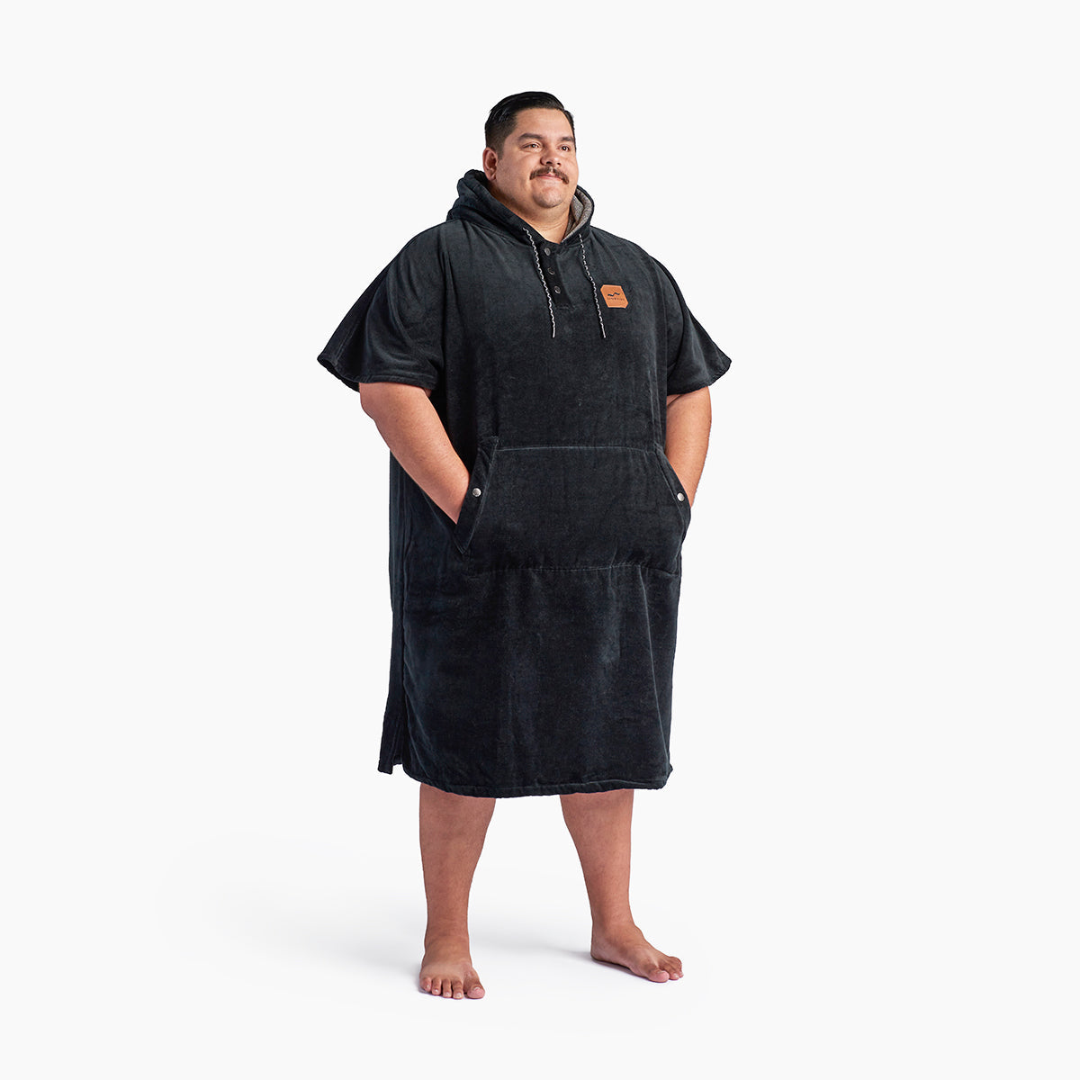 The Digs Changing Poncho in Black - Slowtide Image 8