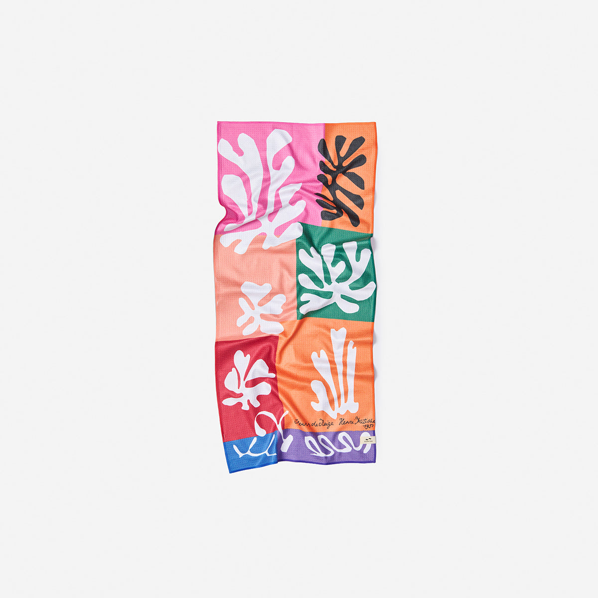 Snow Flowers Quick-Dry Kitchen Towel | Henri Matisse x Slowtide