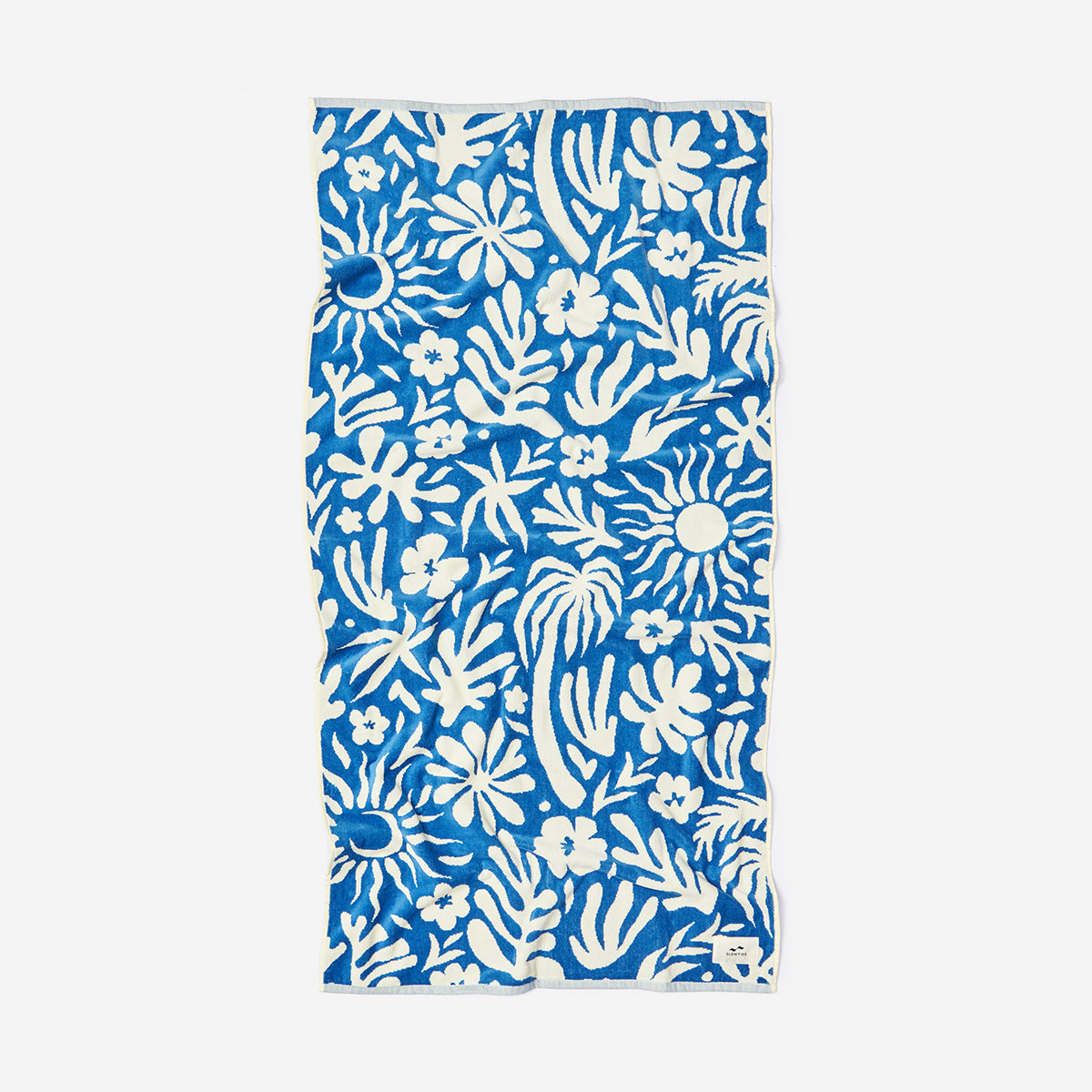 Sunny Woven Towel - Dusty Blue