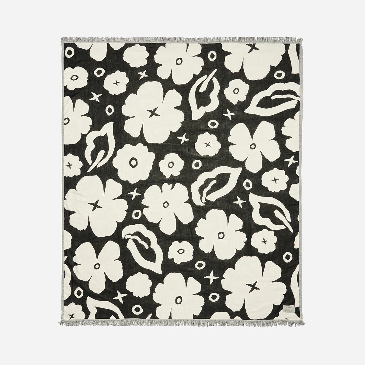 XOXO Driftweave Beach Blanket - Black | Coco Ho x Slowtide