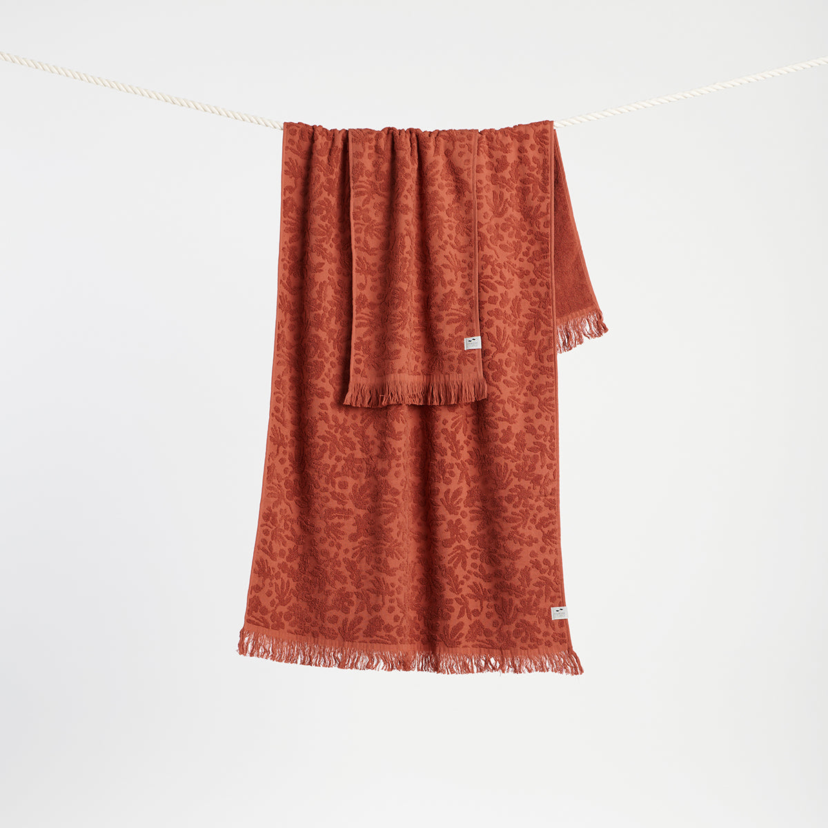 Rouen Hand Towel - Sienna