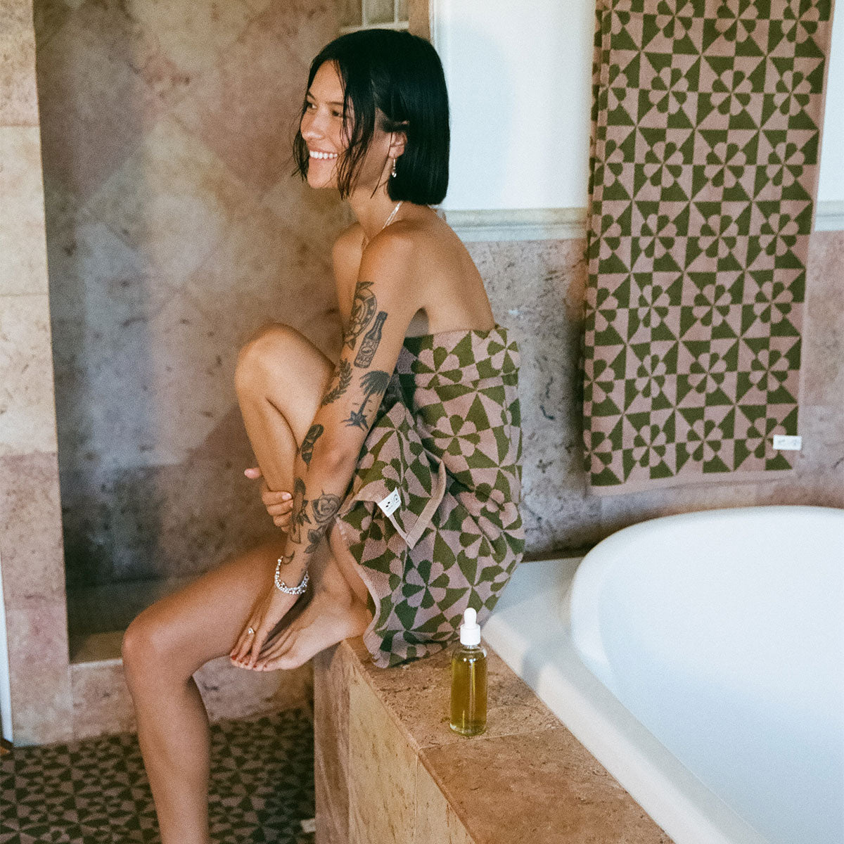 Bex Bath Towel Bundle (2+2) - Mousse | Daydream Surf Shop x Slowtide