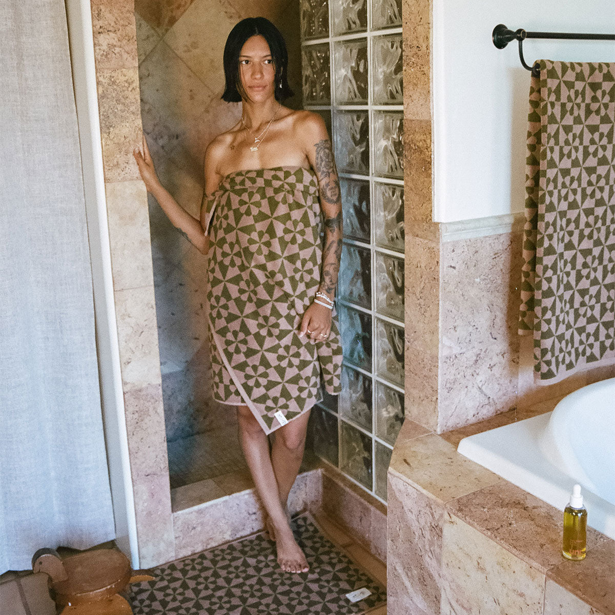 Bex Bath Towel - Mousse | Daydream Surf Shop x Slowtide