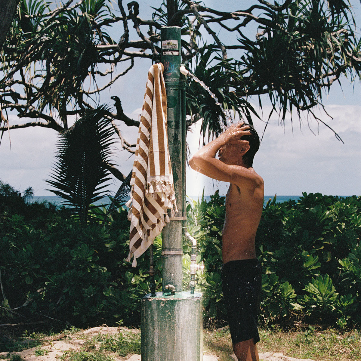 Cabana Fringe Premium Woven Towel - Brush