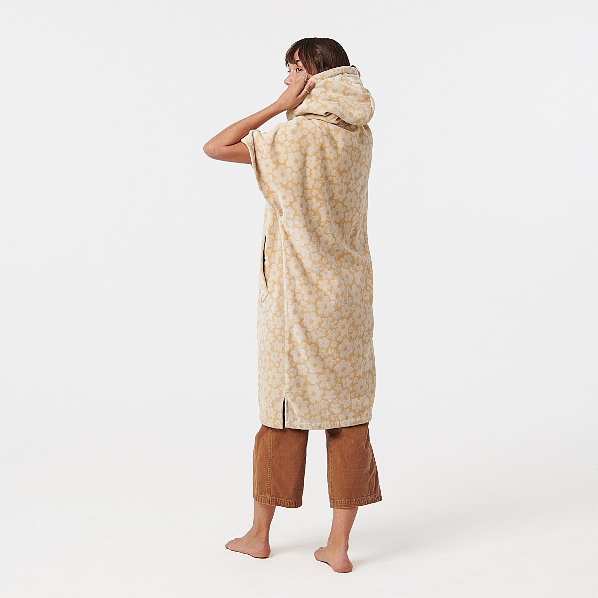 Ginny Extra-Warm Poncho - Sandstone