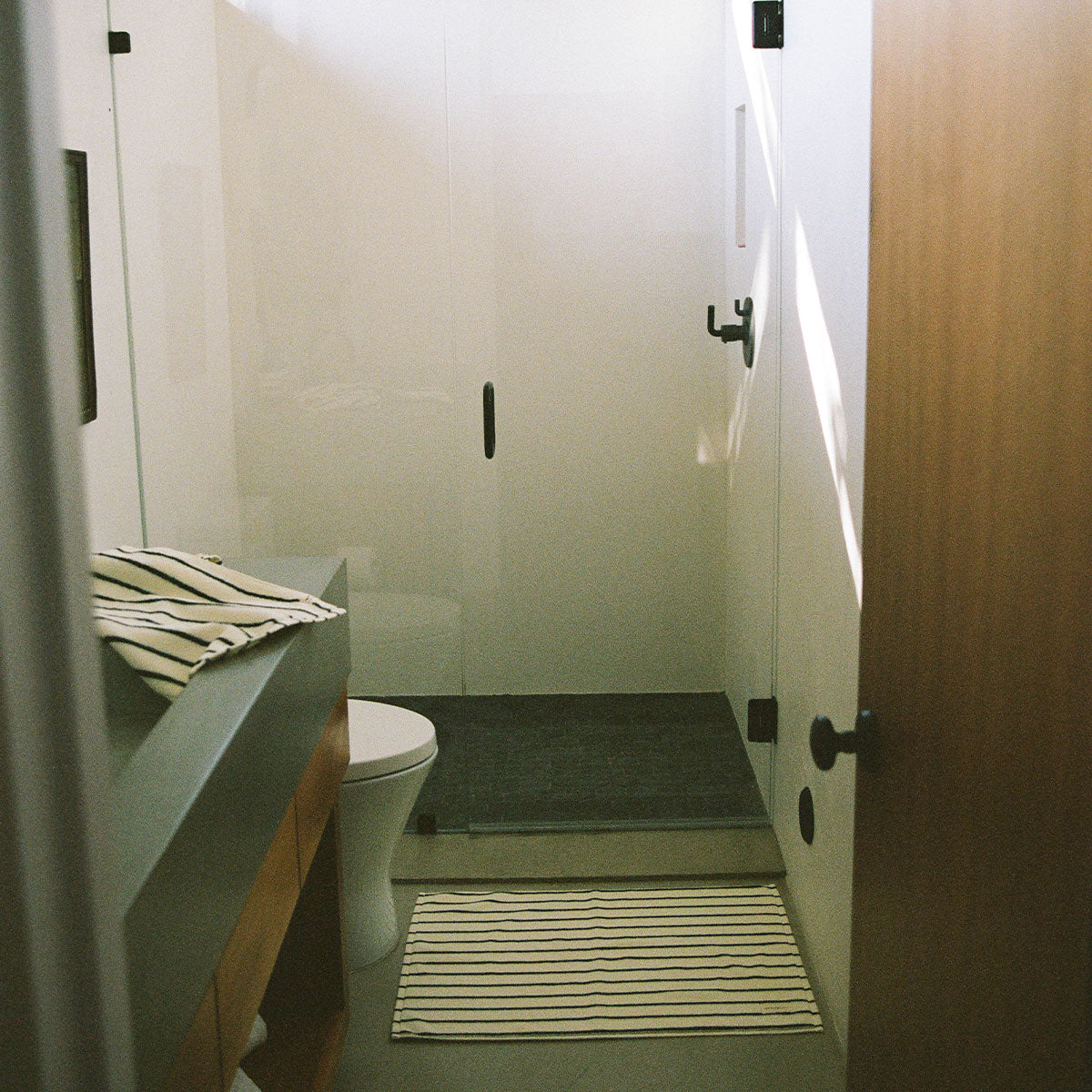 Koko Plush Bath Mat - Cream