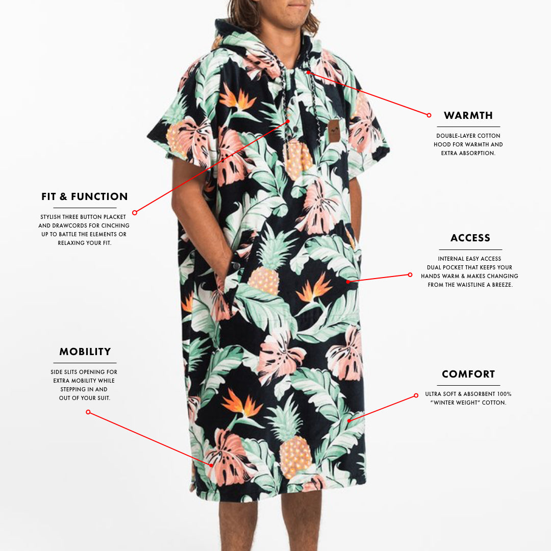 Makai Changing Poncho - L/XL - Slowtide