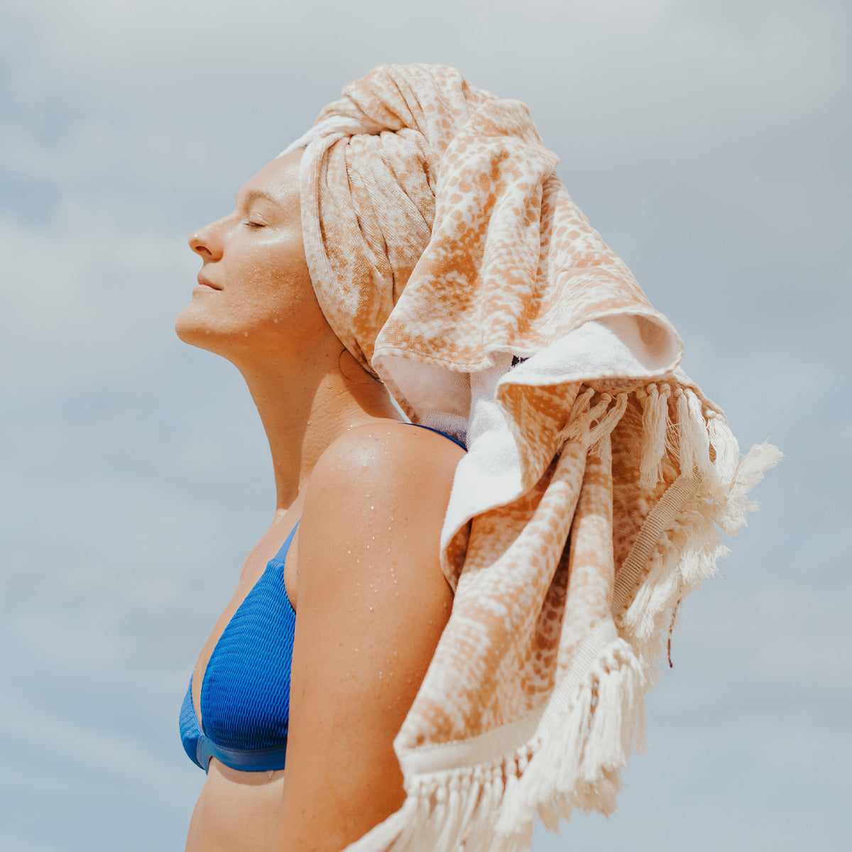 Diamond Back Beach Towel - Slowtide