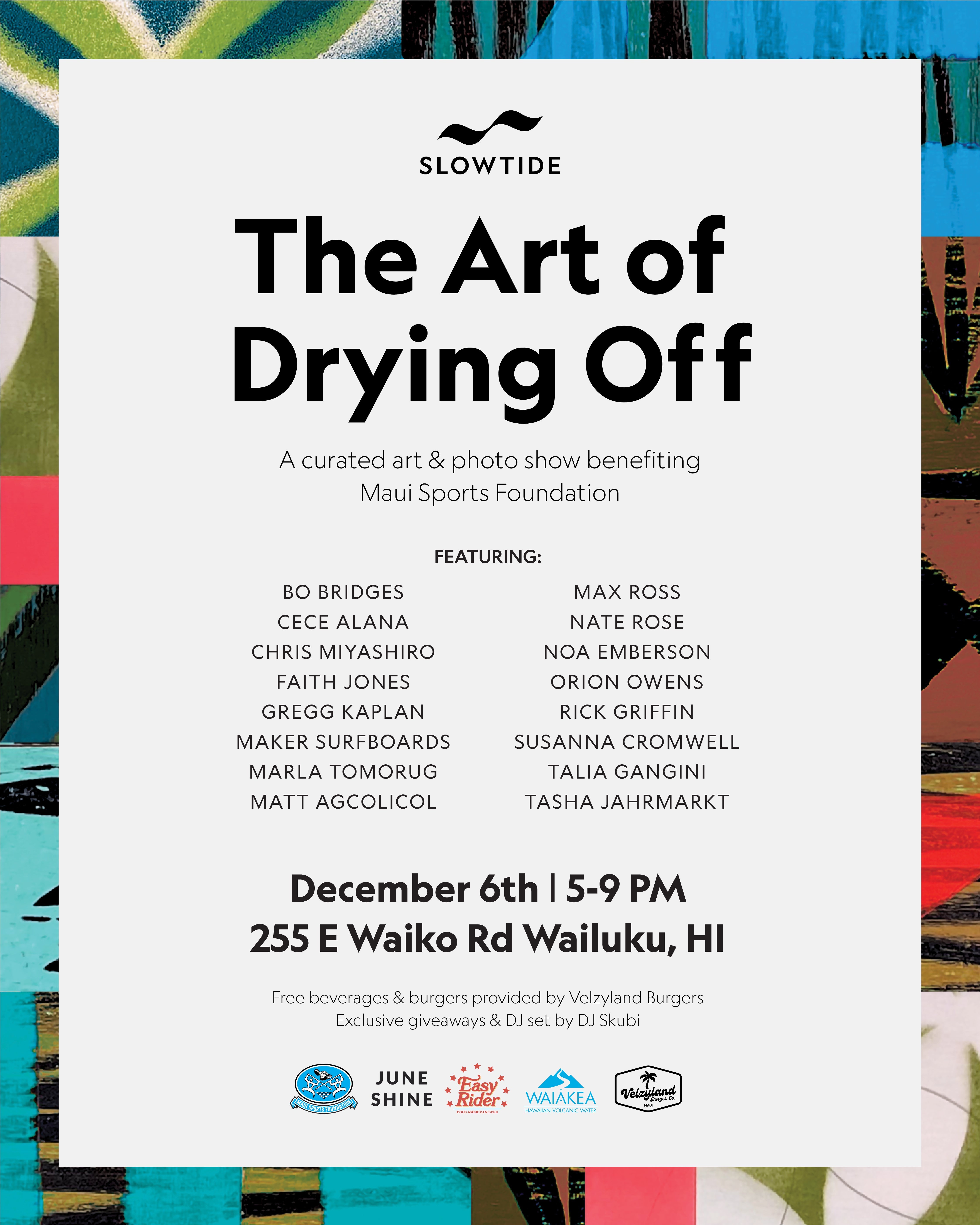 The Art of Drying Off: Maui Art Show Artist Highlight