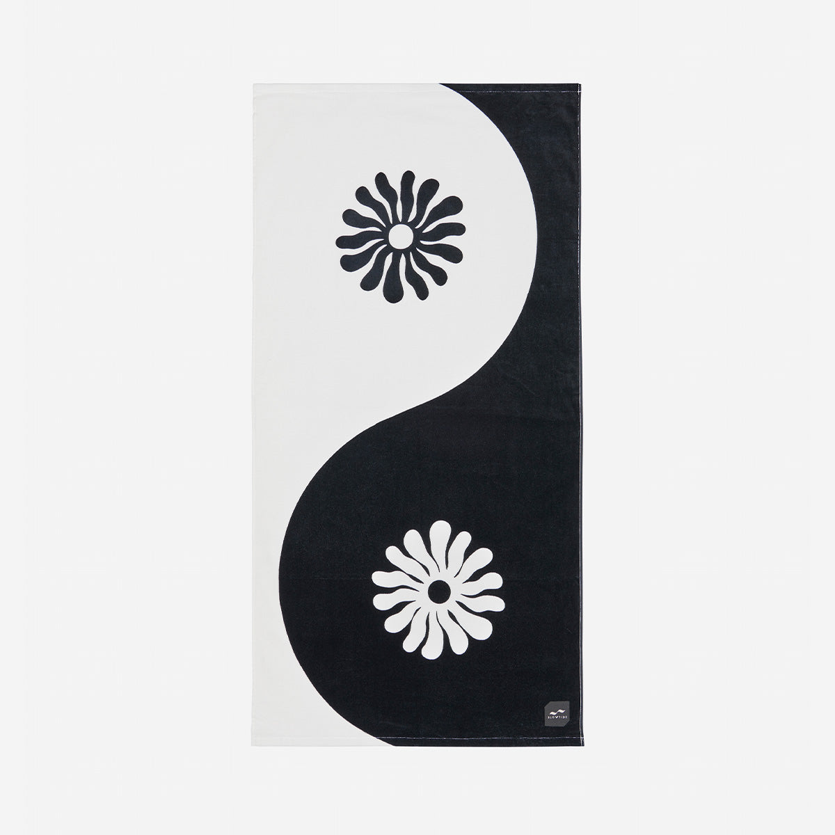 Botanical Balance Beach Towel - Black