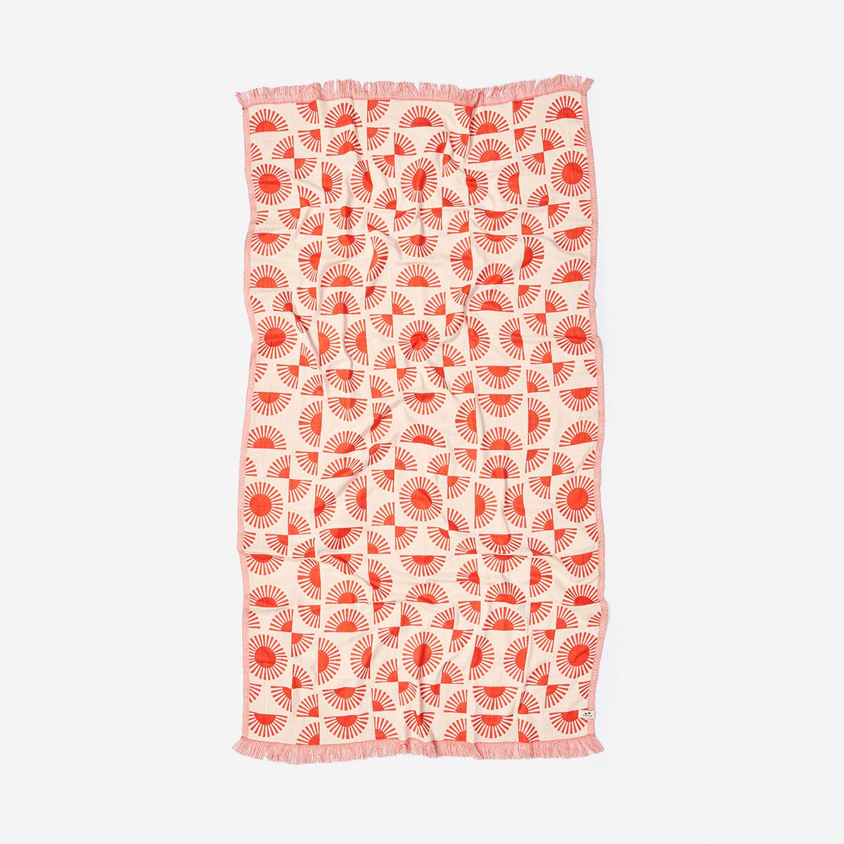 Slowtide Cheyenne Driftweave Turkish Towel - Sunburnt