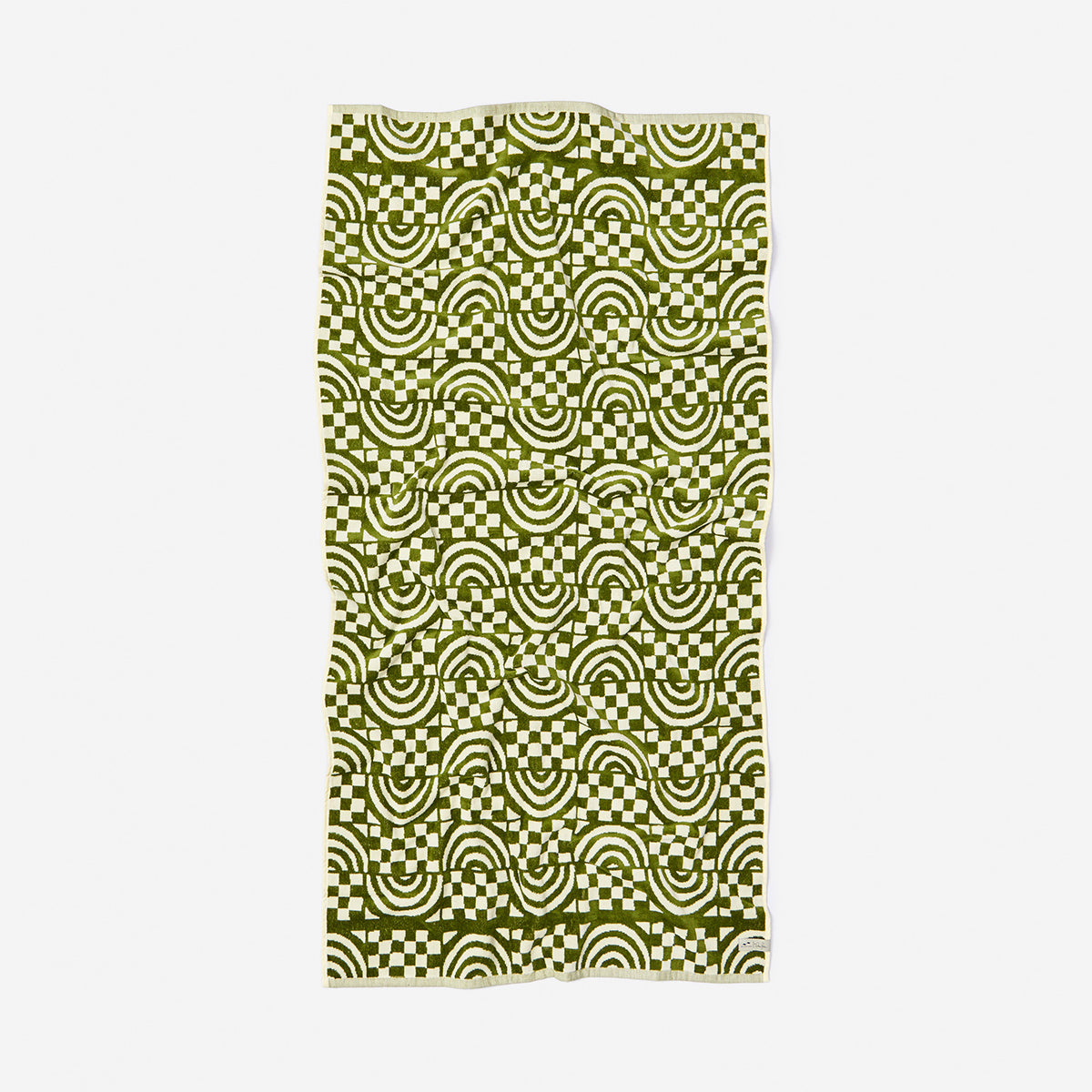 Coco Rainbow Woven Towel - Olive | Coco Ho x Slowtide