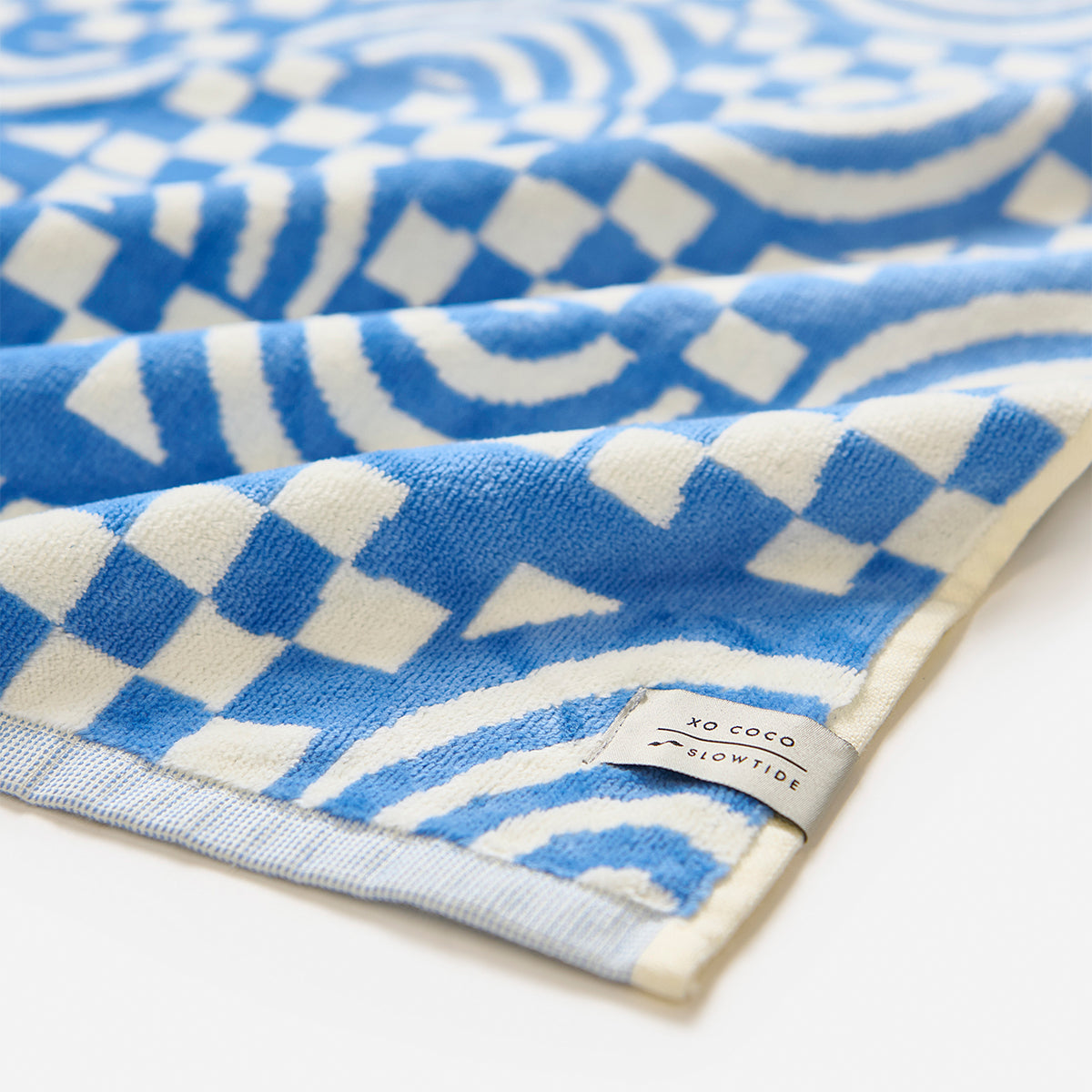 Coco Rainbow Woven Towel - Periwinkle | Coco Ho x Slowtide