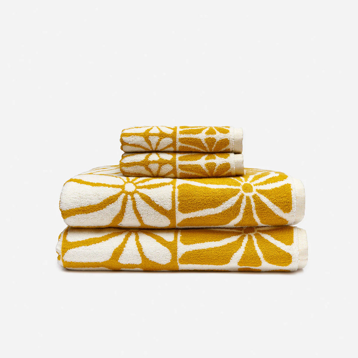 Ciao Zen Bath Towel Bundle (2+2) - Mustard