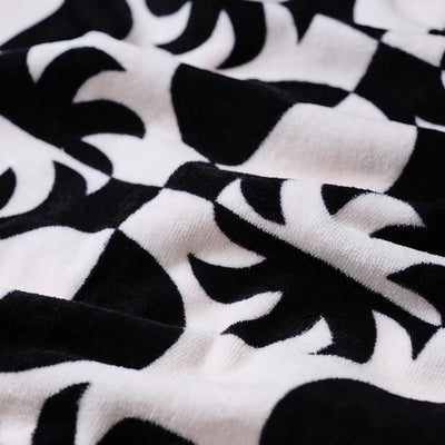 Dually Beach Towel - Black