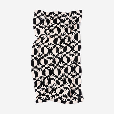 Dually Beach Towel - Black