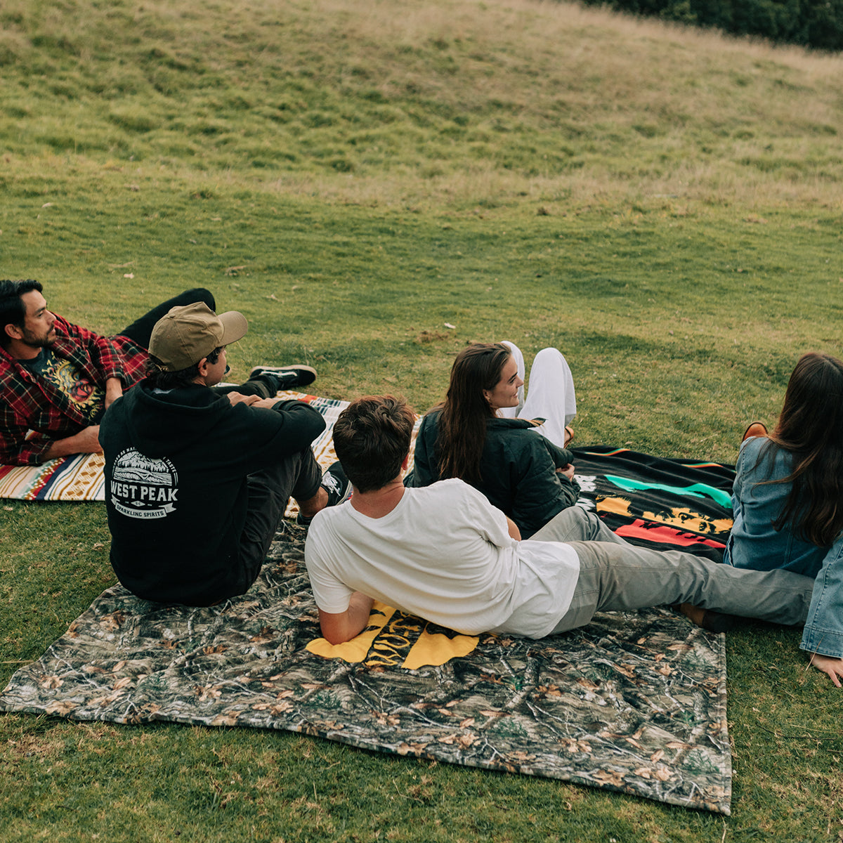 Slowtide X Wu-Tang Triumph Picnic Blanket – Water & Sand Resistant, Oversized 60x72 Inch Outdoor Blanket