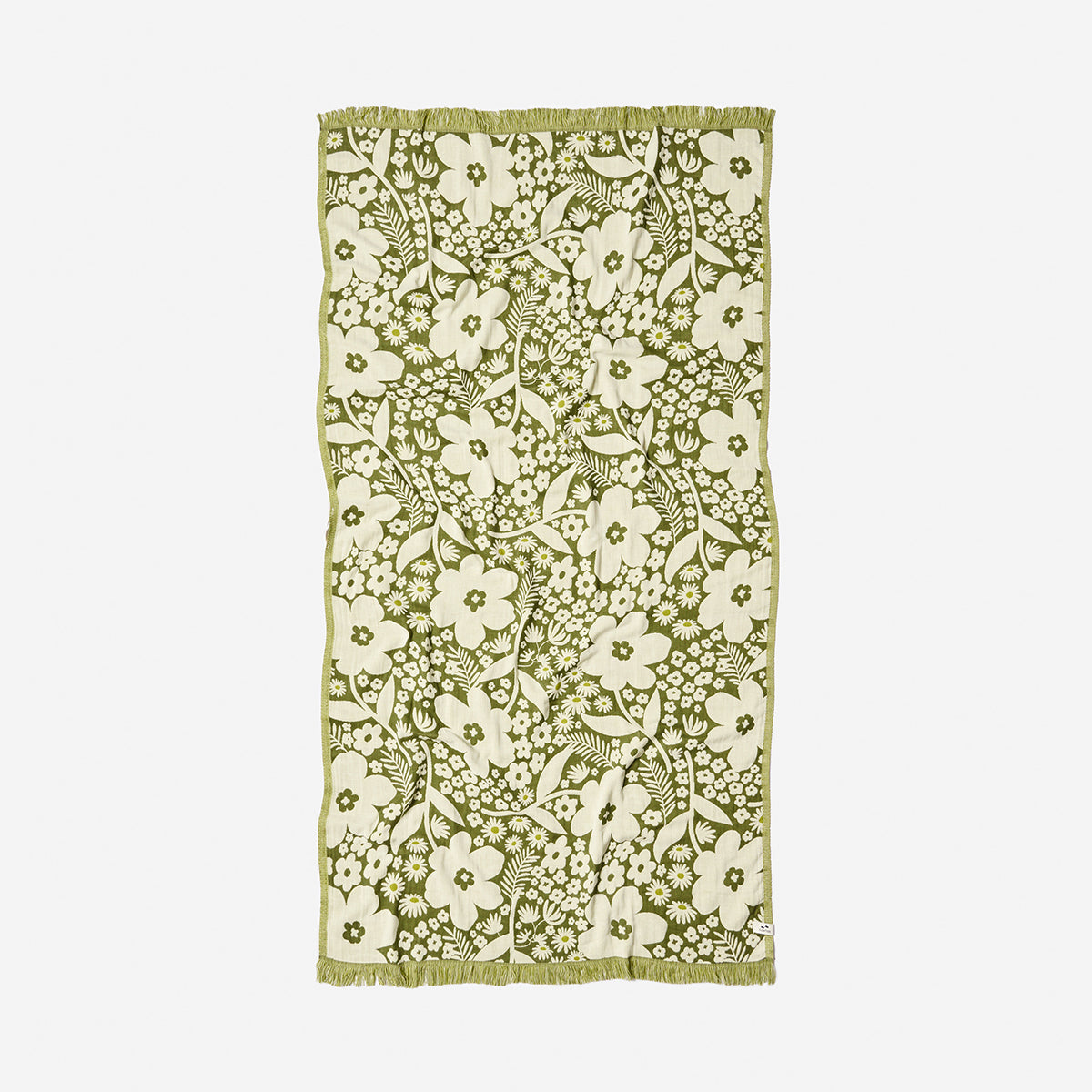 Frankee Driftweave Turkish Towel - Avocado