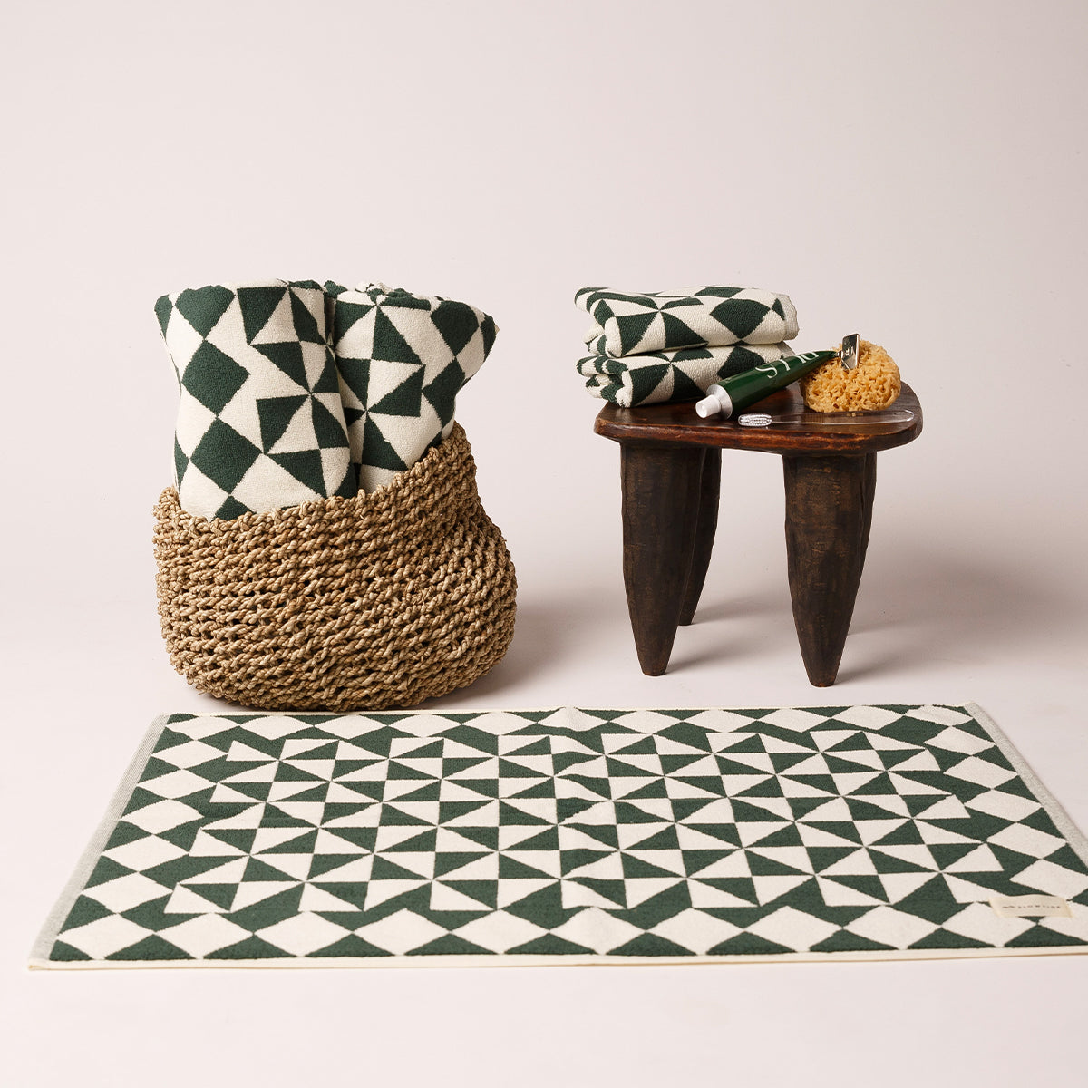 Gatsby Bath Mat - Sequoia