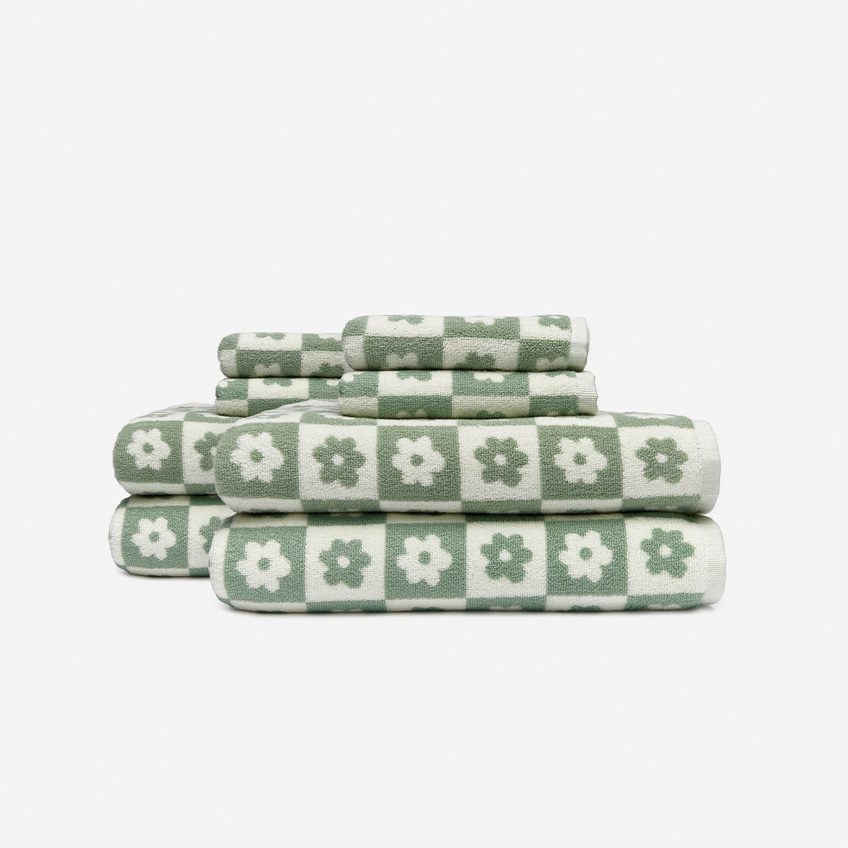 Gigi Bath Towel Bundle (4+4) - Coastal Mist