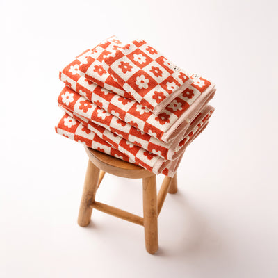 Gigi Hand Towel - Rust