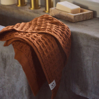 Guild Waffle Bath Towel Bundle (4+4) - Moab