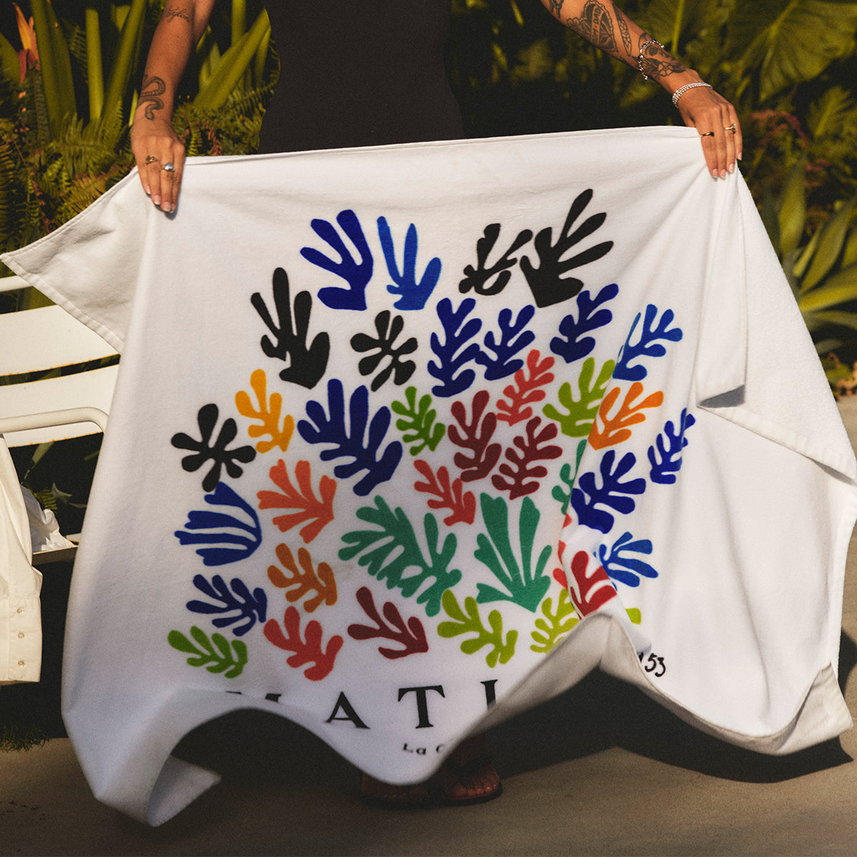 La Gerbe Beach Towel | Henri Matisse x Slowtide