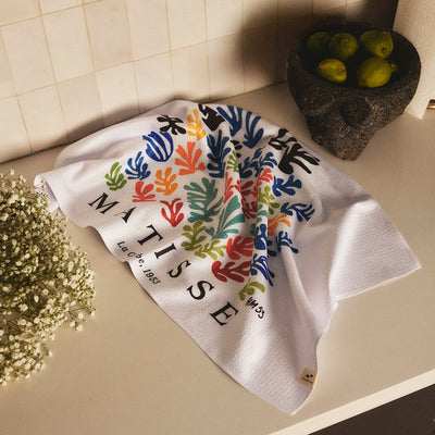 La Gerbe Quick-Dry Kitchen Towel | Henri Matisse x Slowtide