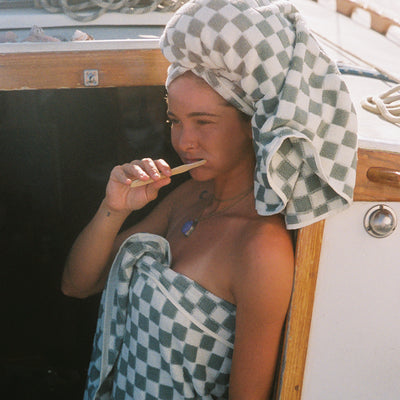 Mate Bath Towel Bundle (2+2) - Sage