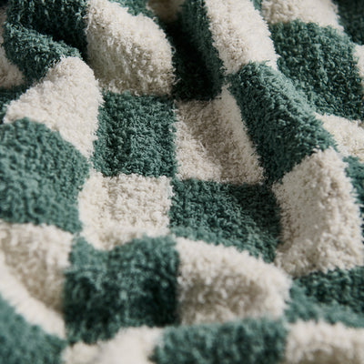 Mate Plush Knit Throw Blanket