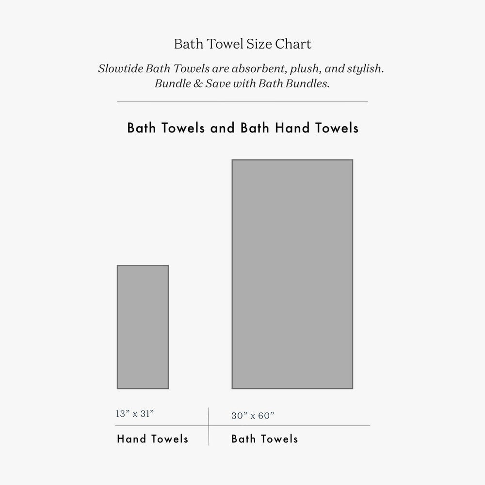 Ciao Zen Bath Towel Black Slowtide
