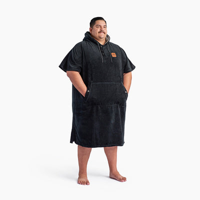 The Digs Changing Poncho in Black - Slowtide Image 8