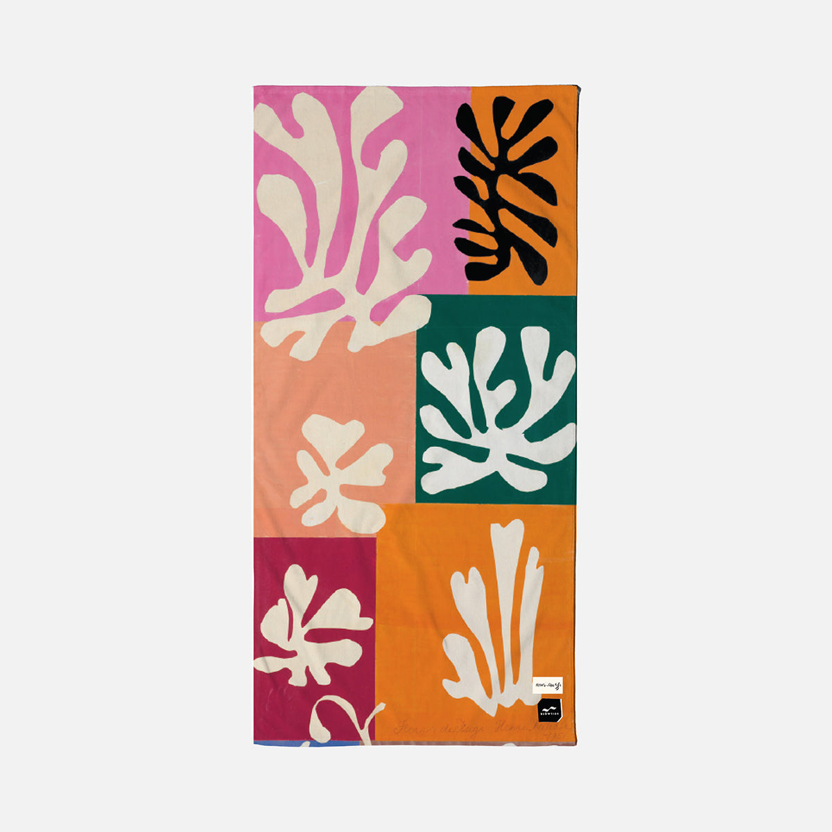 Snow Flowers Beach Towel | Henri Matisse x Slowtide