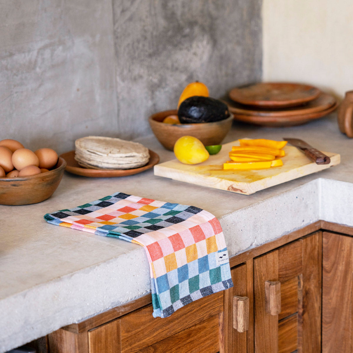 Carrara Cotton Kitchen Towel – Slowtide
