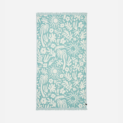 Sunny Driftweave Turkish Towel - Sky Blue