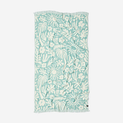 Sunny Driftweave Turkish Towel - Sky Blue