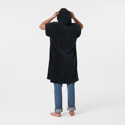 The Digs Changing Poncho in Black - Slowtide Image 3