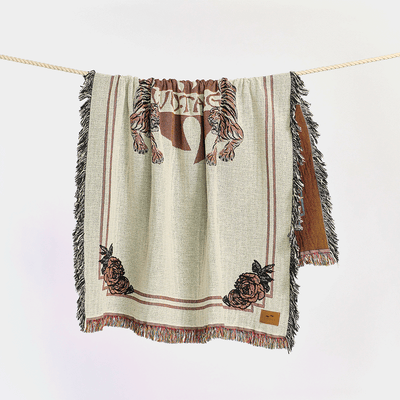 Tiger Style Tapestry Throw Blanket | Wu-Tang Clan x Slowtide