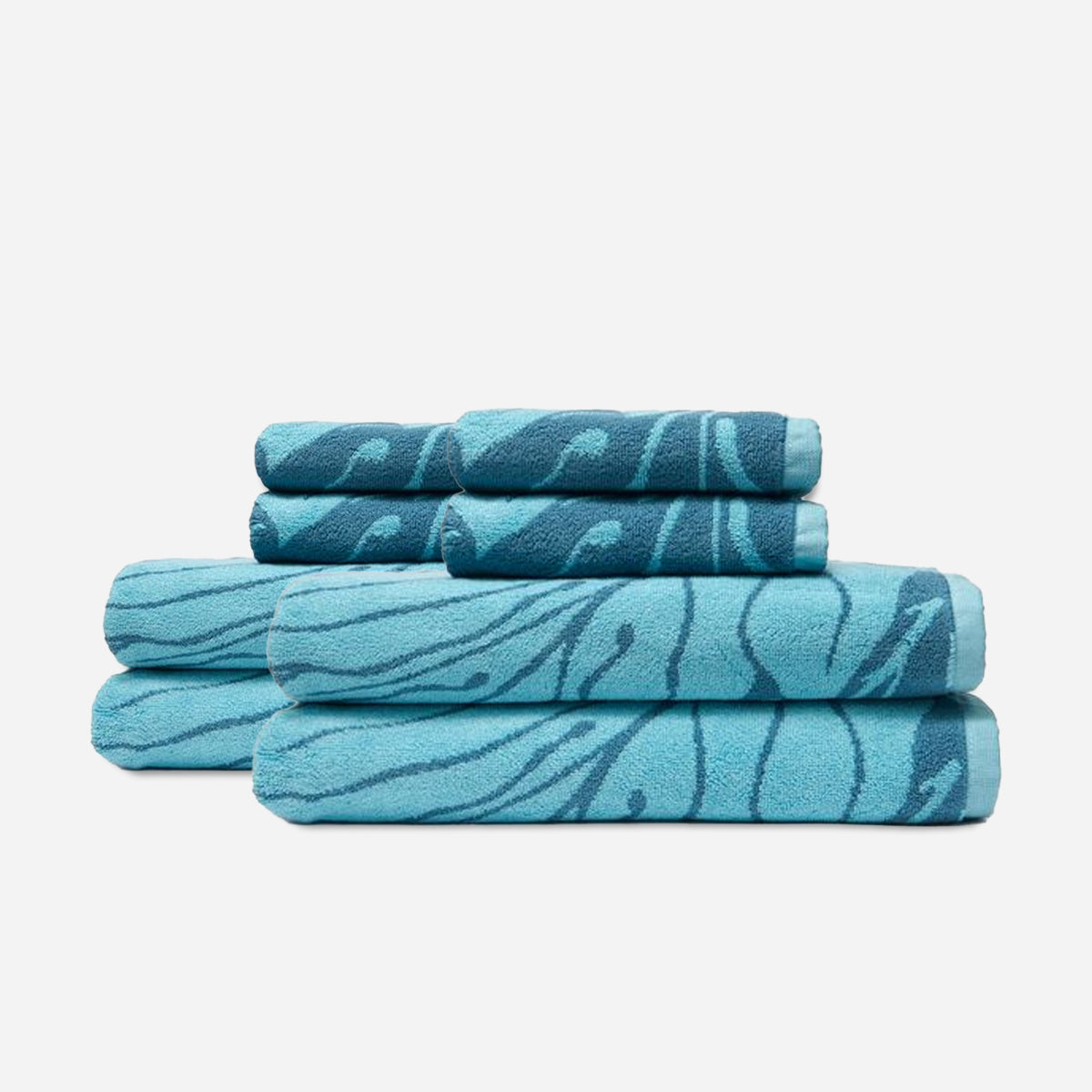 Ulu Bath Towel Bundle (4+4) - Lagoon