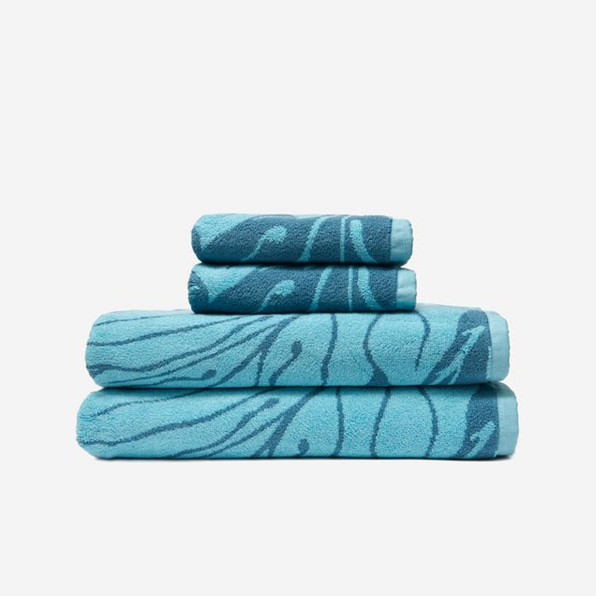 Ulu Bath Towel Bundle (2+2) - Lagoon