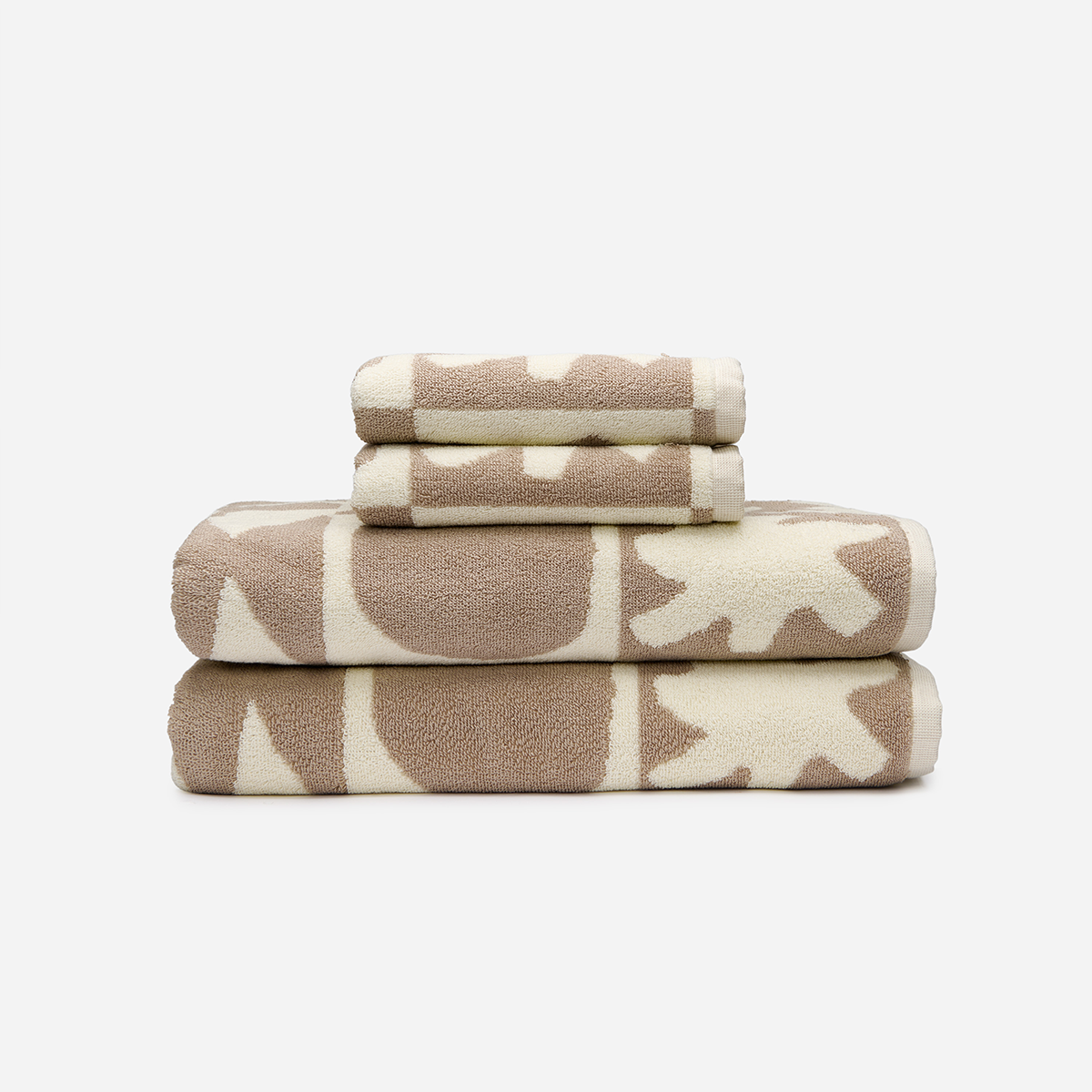 Upton Bath Towel Bundle (2+2) - Cement | Upton x Slowtide